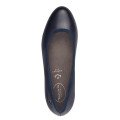 Tamaris 52300-43-805 Anatomical Leather Pump Blue 5cm Tamaris 52300-43-805 Anatomical Leather Pump Blue 5cm
