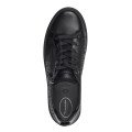 Tamaris 53707-42-010 Ανατομικό Δερμάτινο Sneaker Μαύρο