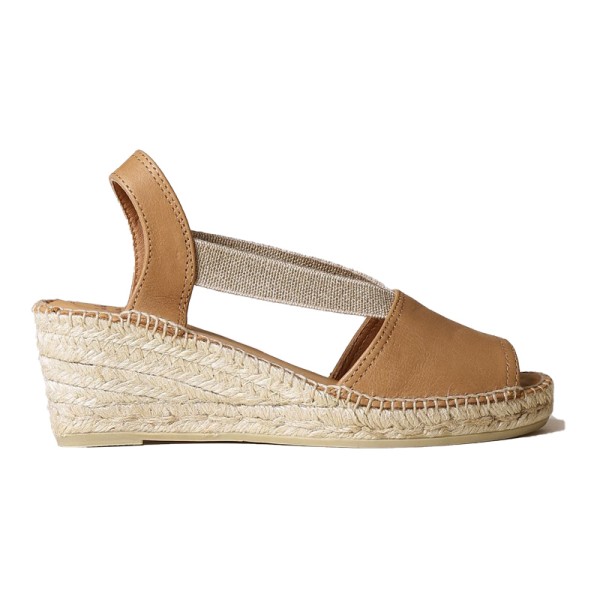 Toni Pons Teide-09 Leather Tabac Wedges 6cm Toni Pons Teide-09 Leather Tabac Wedges 6cm