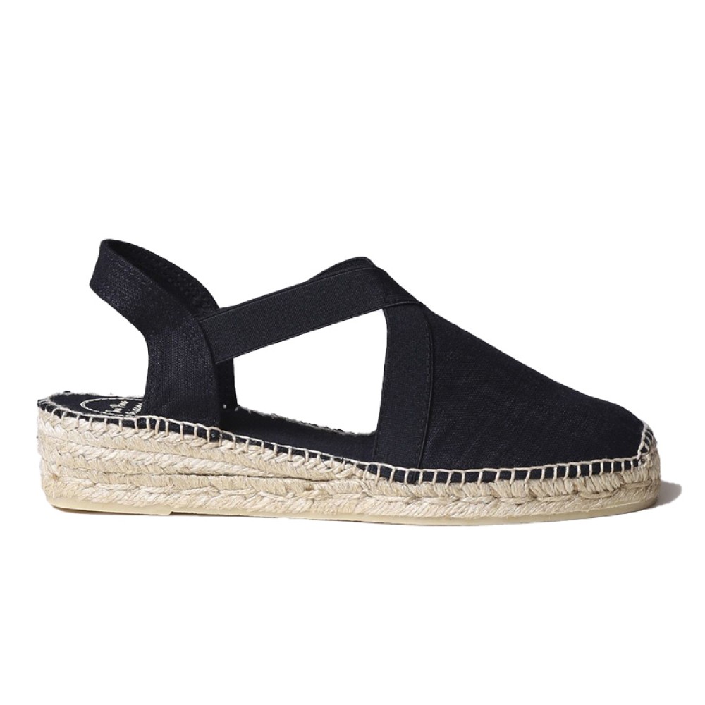 Toni Pons Verona-01 Black Wedges 4cm Toni Pons Verona-01 Black Wedges 4cm