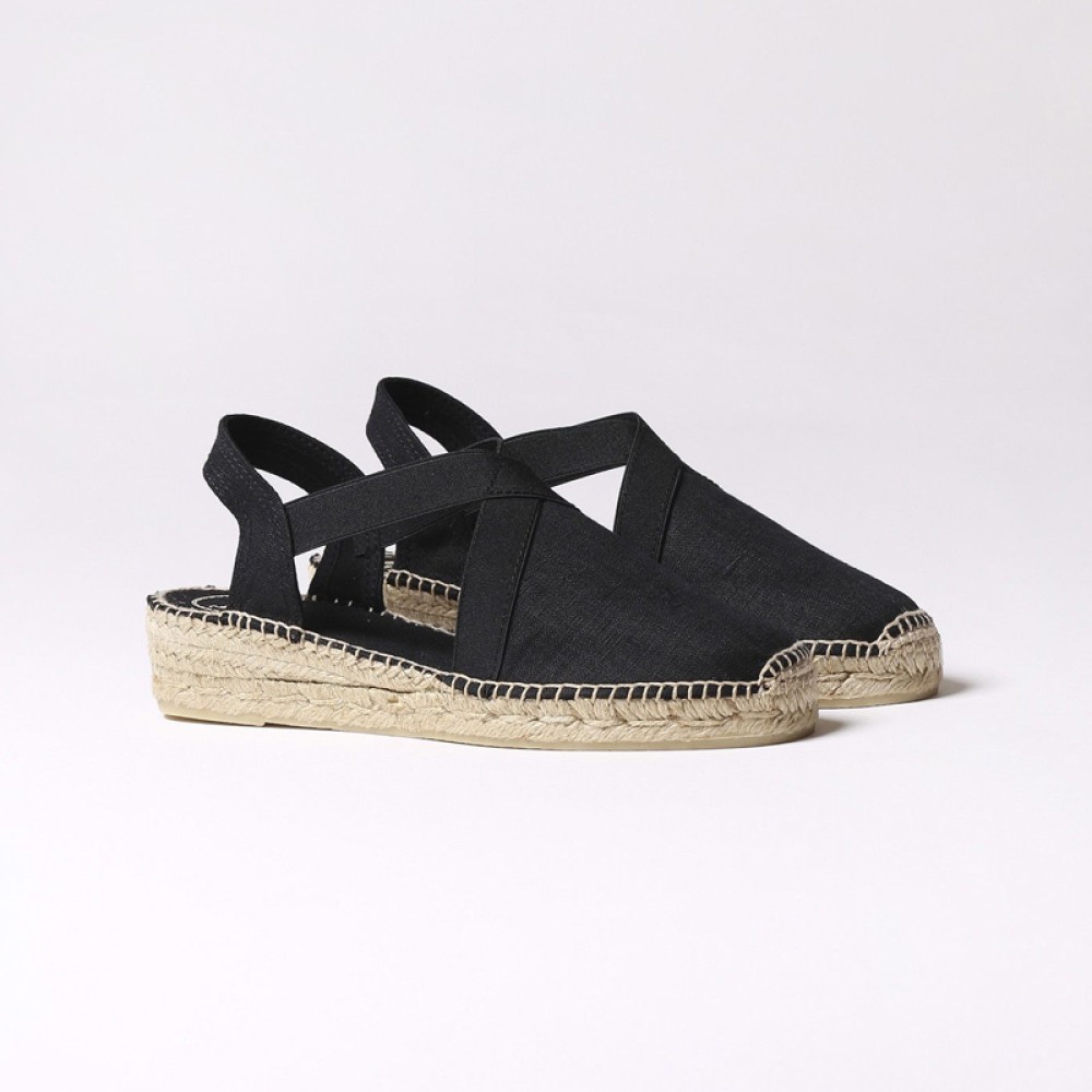 Toni Pons Verona-01 Black Wedges 4cm Toni Pons Verona-01 Black Wedges 4cm