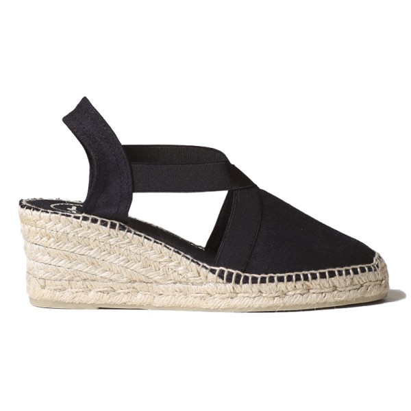 Toni Pons Ter-01 Black Wedges 6cm Toni Pons Ter-01 Black Wedges 6cm
