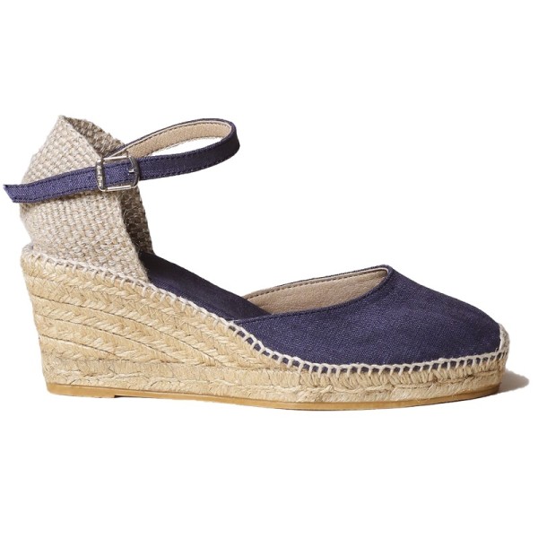 Toni Pons Caldes-18 Blue Wedges 7cm Toni Pons Caldes-18 Blue Wedges 7cm