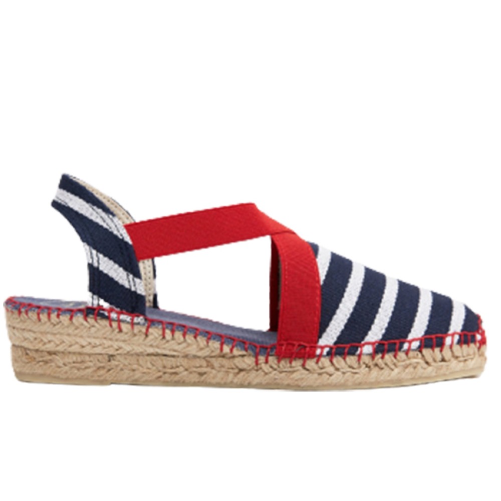 Toni Pons Verges-12 Blue Wedges 4cm