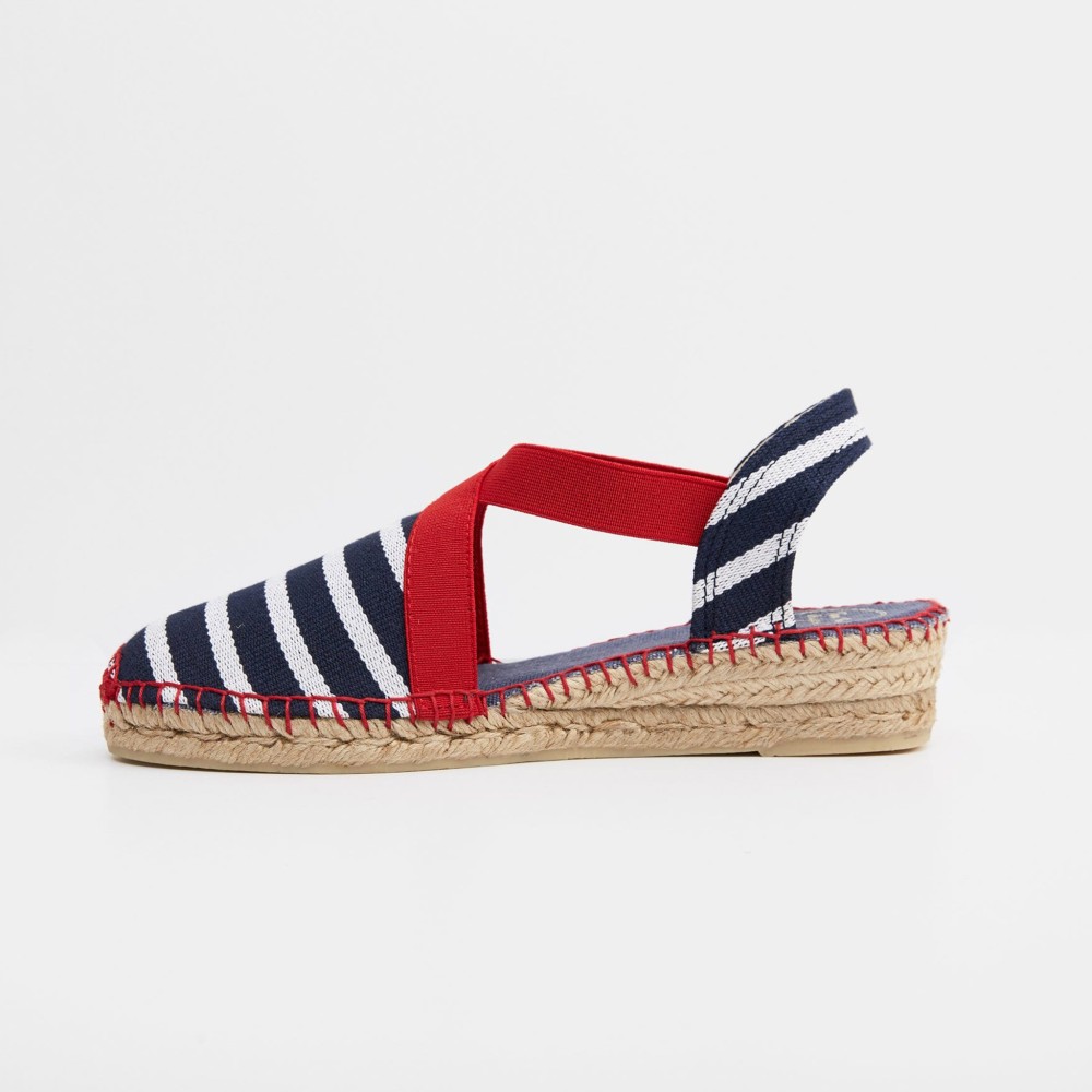 Toni Pons Verges-12 Blue Wedges 4cm