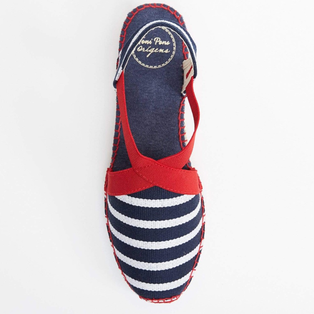 Toni Pons Verges-12 Blue Wedges 4cm