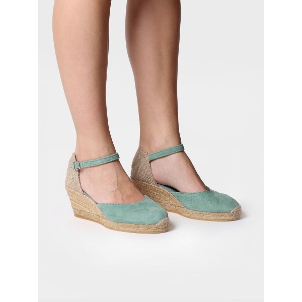 Toni Pons Lloret-19 Δερμάτινη Πλατφόρμα Μέντα 7cm Toni Pons Lloret-19 Δερμάτινη Πλατφόρμα Μέντα 7cm