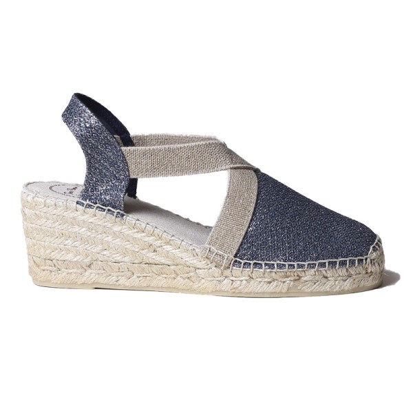 Toni Pons Triton-04 Silver (Plom) Wedges 6cm Toni Pons Triton-04 Silver (Plom) Wedges 6cm