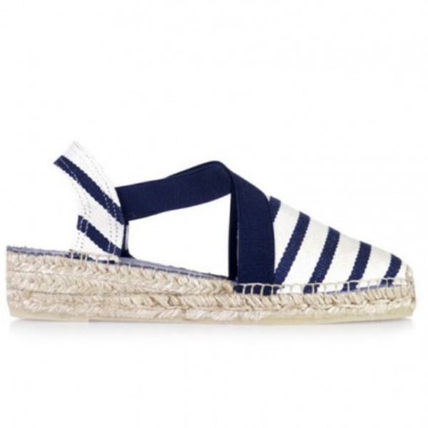 Toni Pons Verges-12 Blue Wedges 4cm Toni Pons Verges-12 Blue Wedges 4cm