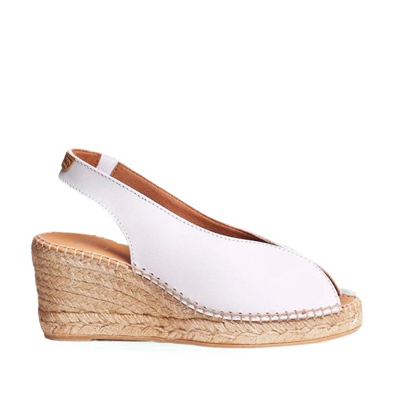 Toni Pons Laila-02 Leather Espadrille White Toni Pons Laila-02 Leather Espadrille White