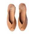 Toni Pons Laila-09 Leather Espadrille Tan 7cm Toni Pons Laila-09 Leather Espadrille Tan 7cm