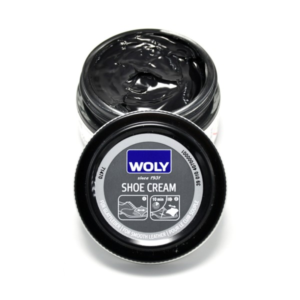 Woly Shoe Cream Black/Κρέμα Περιποίησης Μαύρη  Woly Shoe Cream Black/Κρέμα Περιποίησης Μαύρη