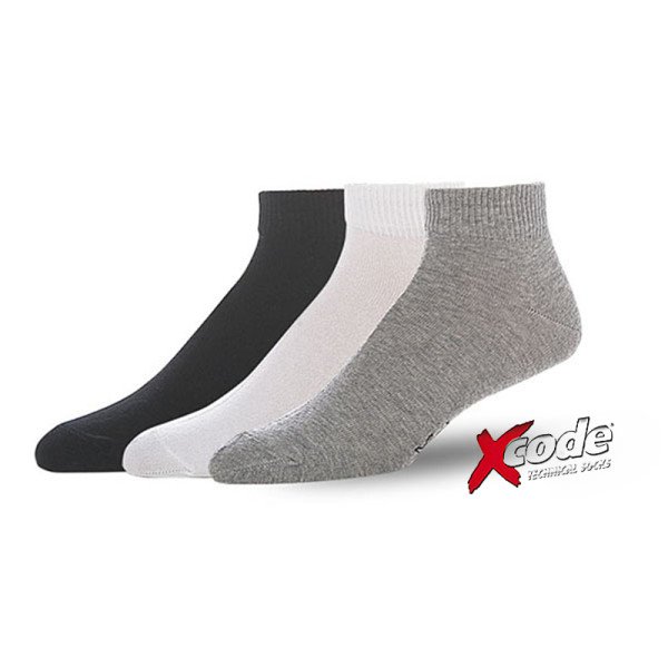 Xcode 04684 3Pack Ankle Μαύρο/Λευκό/Γκρι Xcode 04684 3Pack Ankle Μαύρο/Λευκό/Γκρι