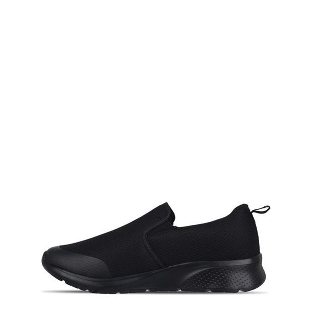 Slazenger Zeal Mens Slip On Shoes 121158-03 Αθλητικό Μαύρο φωτογραφία