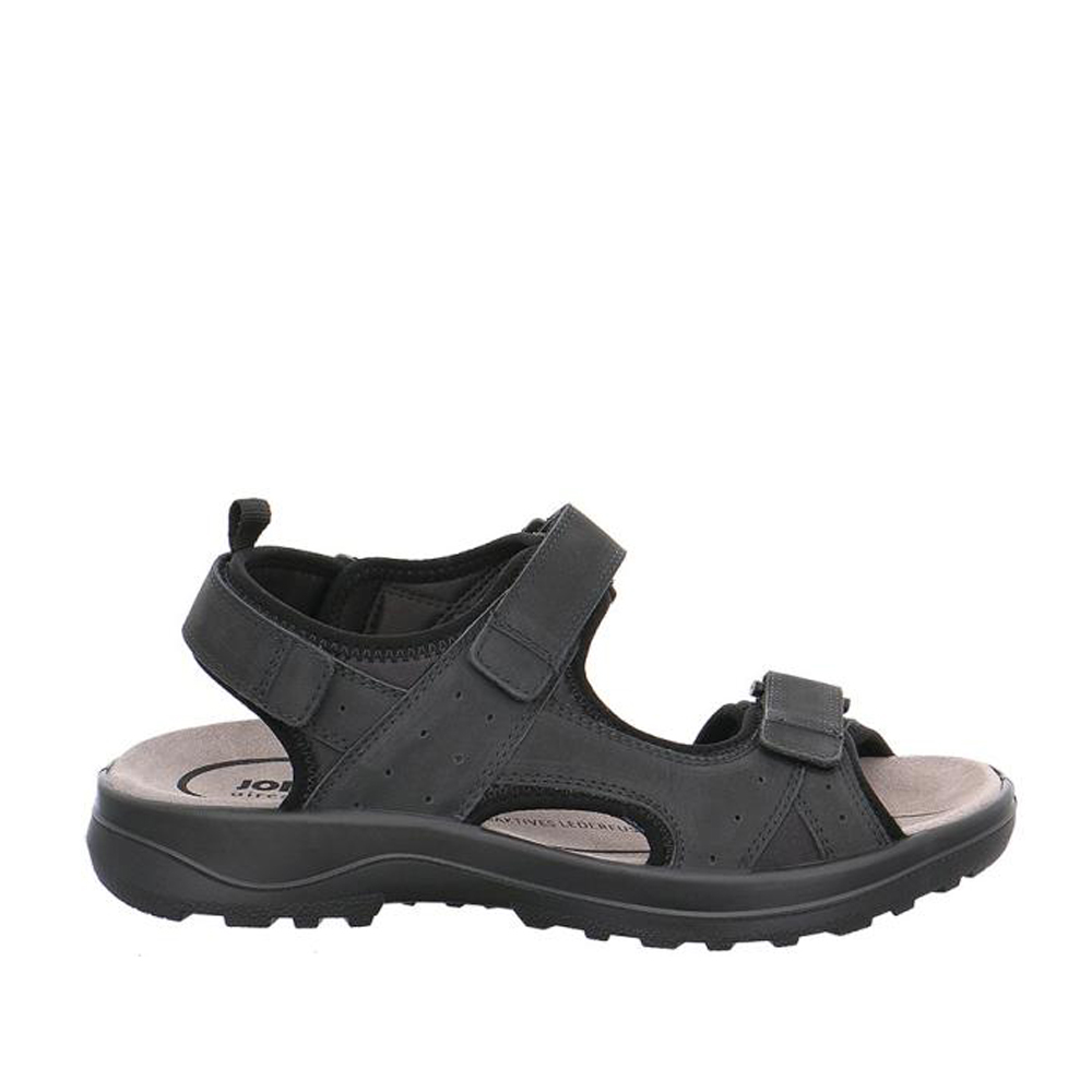 Jomos Jomos 50860112000 Ανατομικό Δερμάτινο Comfort Πέδιλο Μαύρο