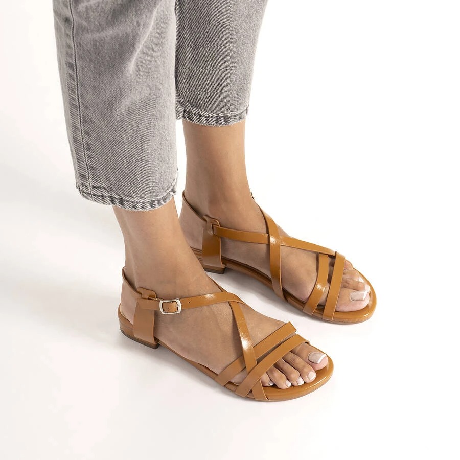 Andres Machado 6032-05 Σανδάλι Καφέ φωτογραφία