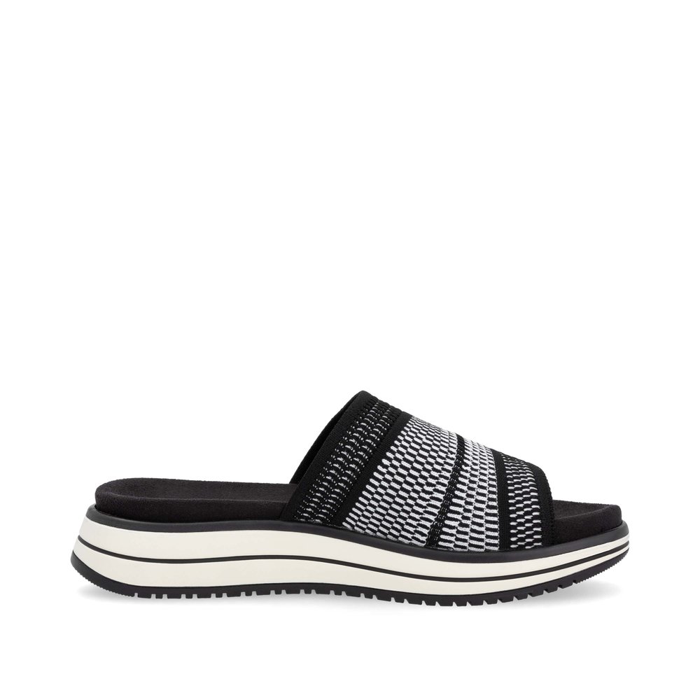 Remonte D1J54-03 Ανατομικό Δερμάτινο Πέδιλο Μαύρο 4cm φωτογραφία