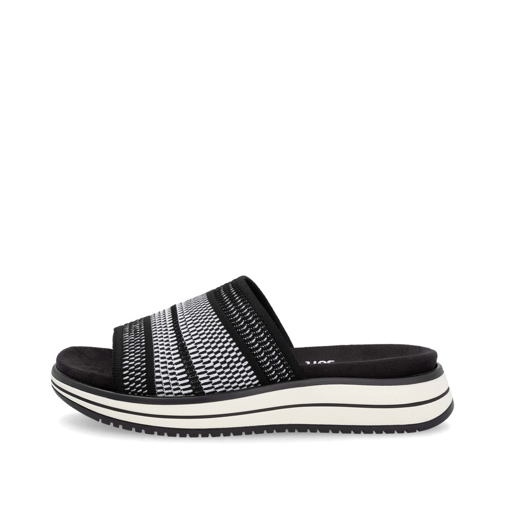 Remonte D1J54-03 Ανατομικό Δερμάτινο Πέδιλο Μαύρο 4cm φωτογραφία