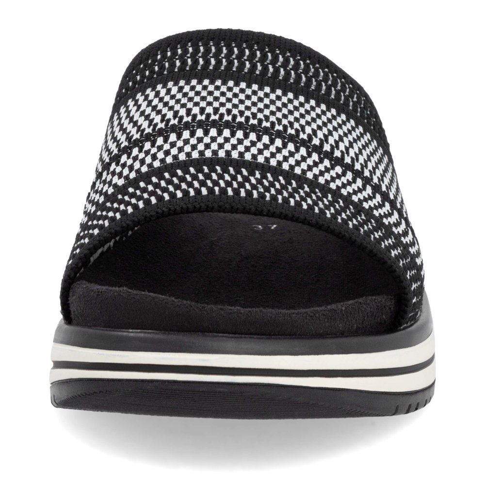 Remonte D1J54-03 Ανατομικό Δερμάτινο Πέδιλο Μαύρο 4cm φωτογραφία