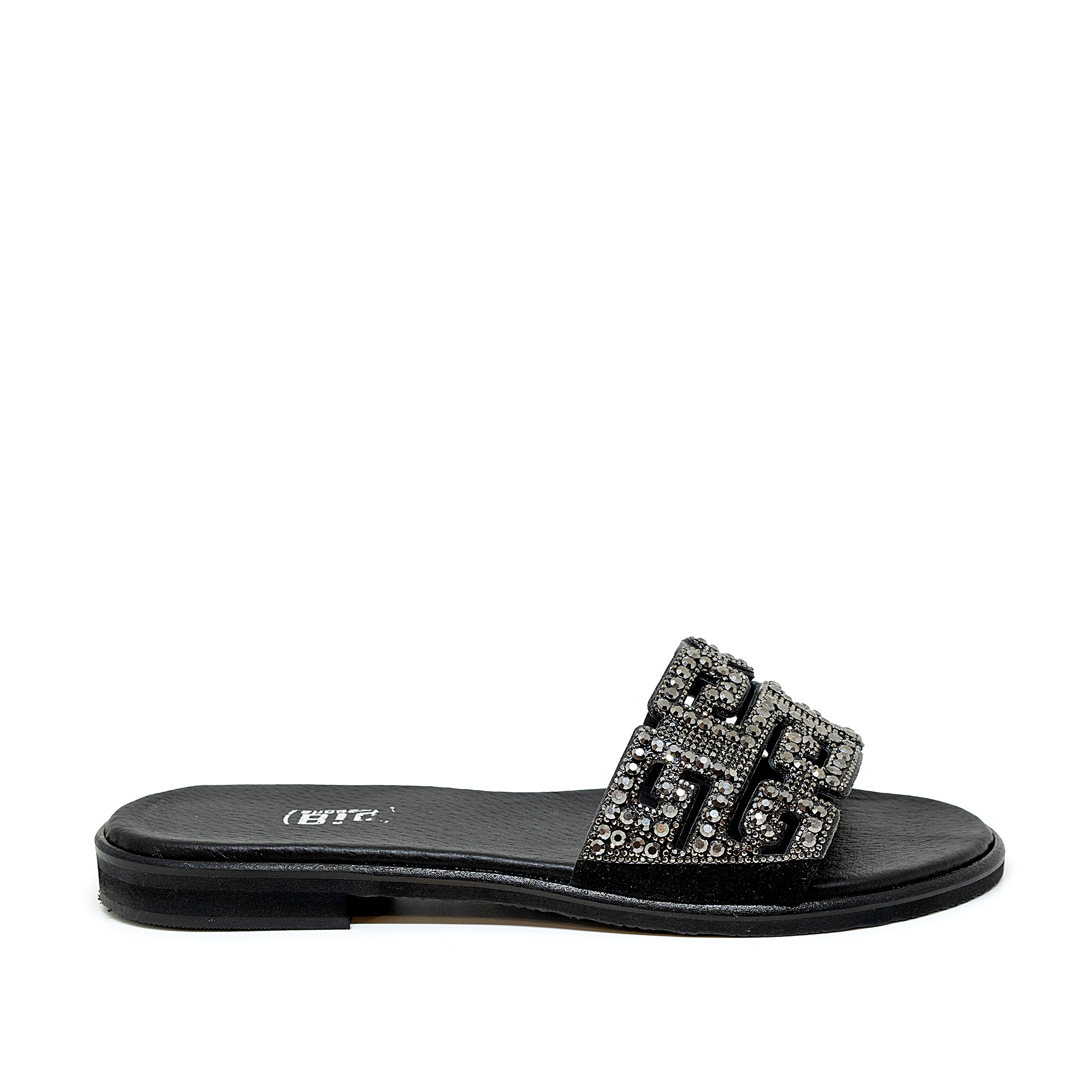 Bigshoes Bigshoes GA0118-01 Δερμάτινο Σανδάλι Μαύρο