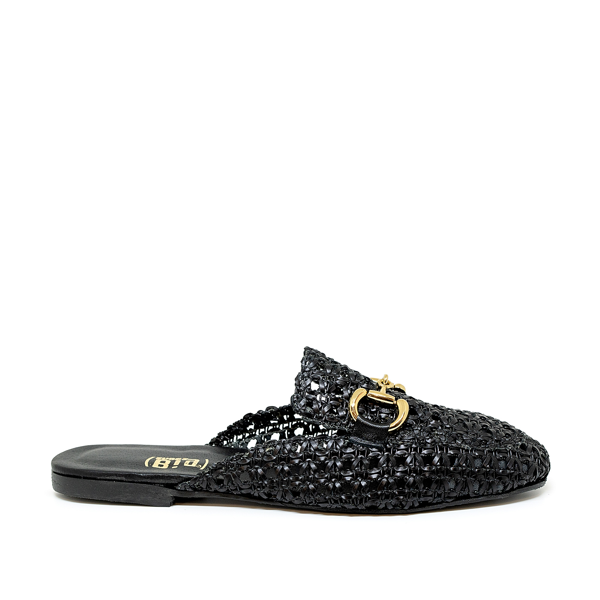Bigshoes Bigshoes GA1164-01 Δερμάτινο Mule Μαύρο