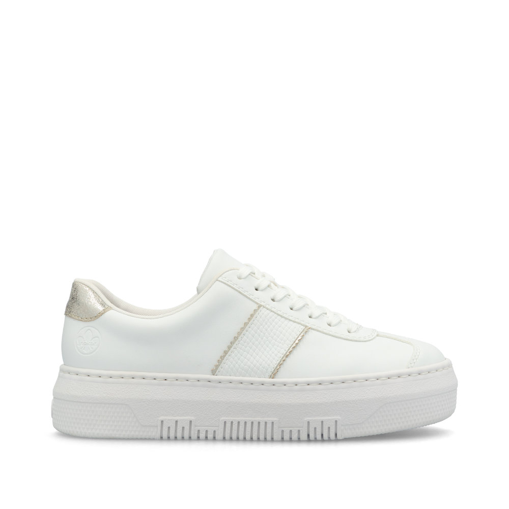 Rieker_Revolution Rieker M1910-80 Ανατομικά Sneaker Λευκό