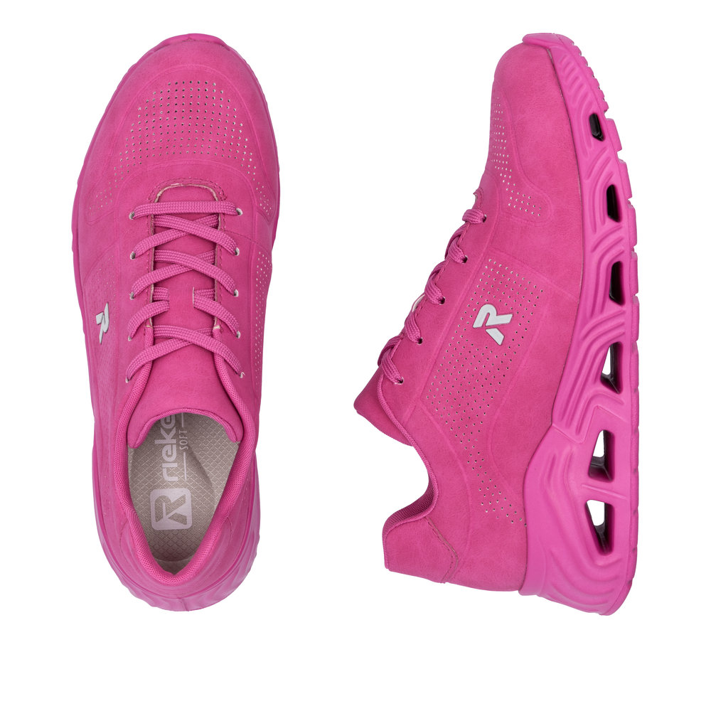 Rieker N5202-31 Ανατομικά Sneaker Ροζ φωτογραφία