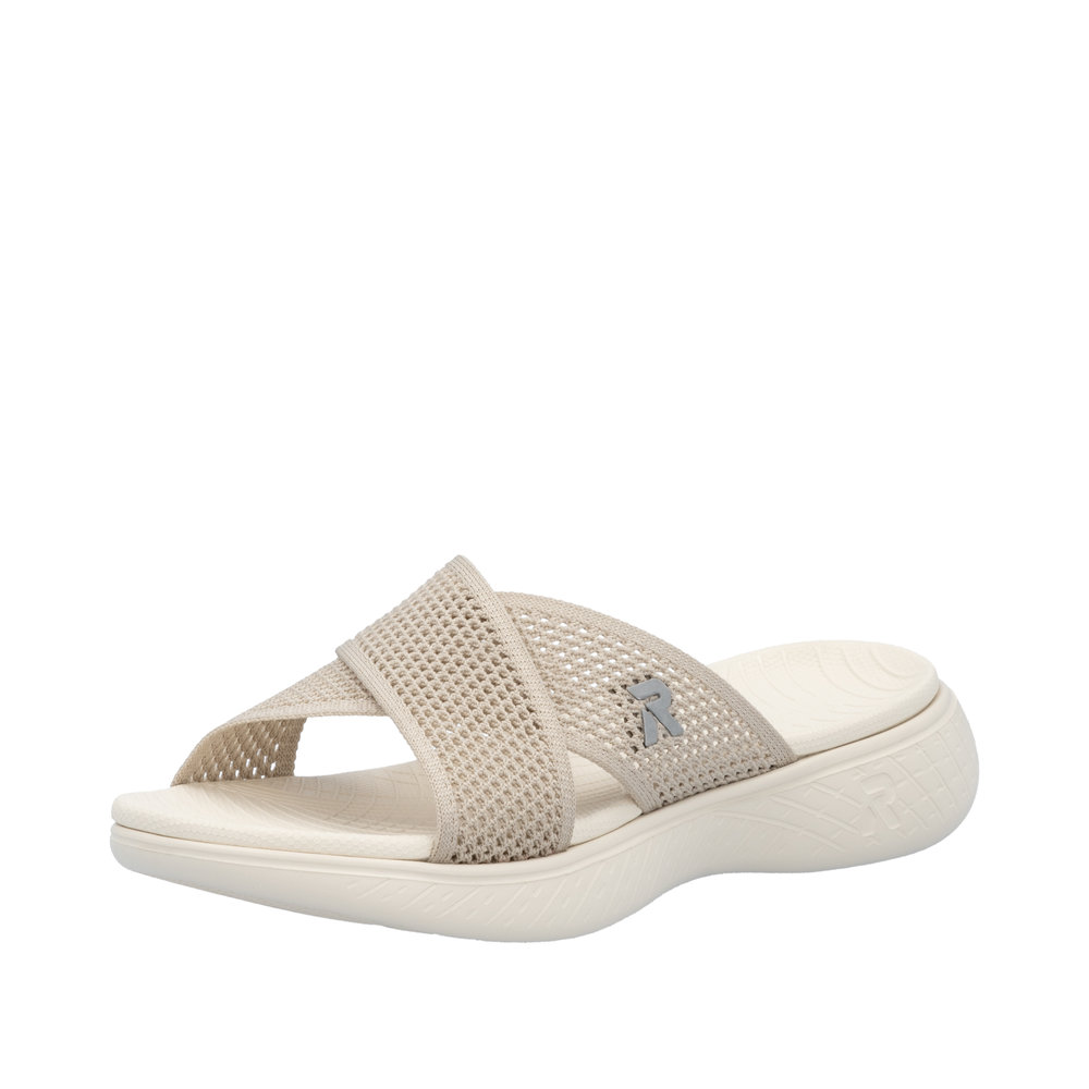 Rieker V2105-60 Ανατομικό Πέδιλο Μπεζ φωτογραφία