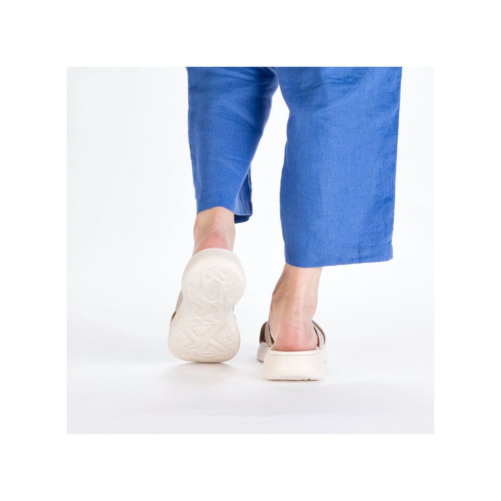 Rieker V2105-60 Ανατομικό Πέδιλο Μπεζ φωτογραφία