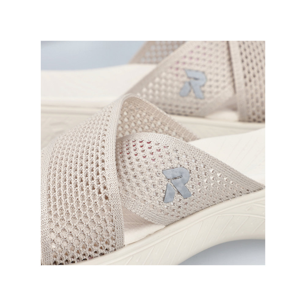 Rieker V2105-60 Ανατομικό Πέδιλο Μπεζ φωτογραφία