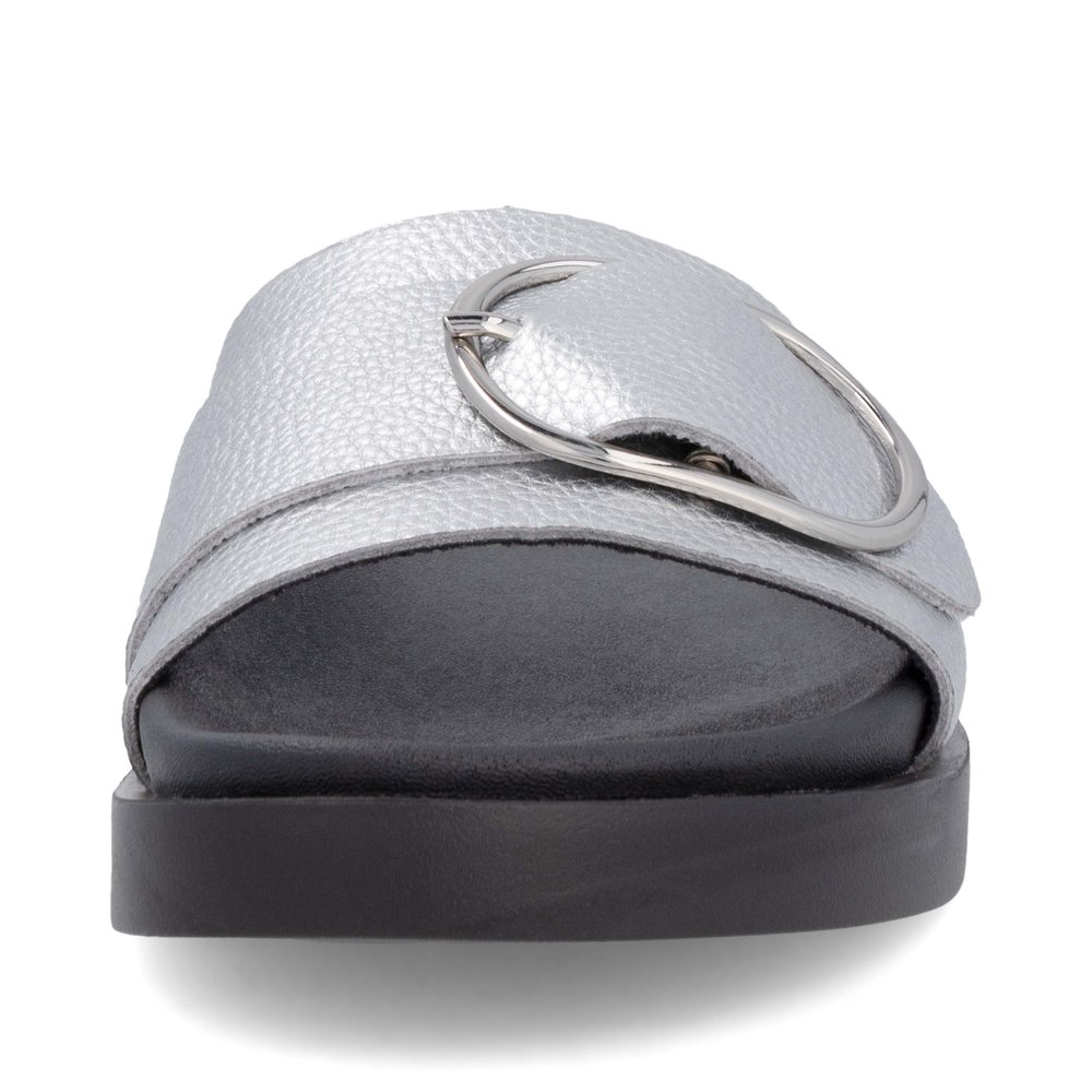 Rieker W1453-90 Ανατομικό Πέδιλο Ασημί 3cm φωτογραφία