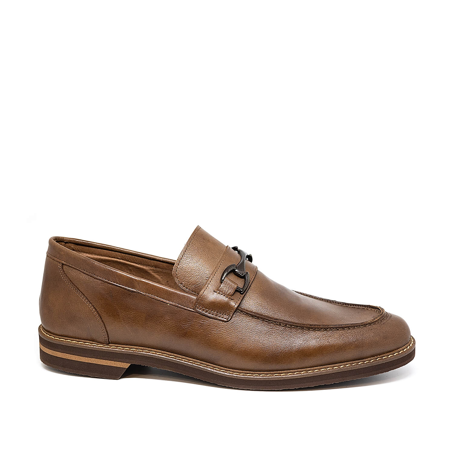 Bigshoes Bigshoes KL37303-05 Δερμάτινο Μοκασίνι Καφέ