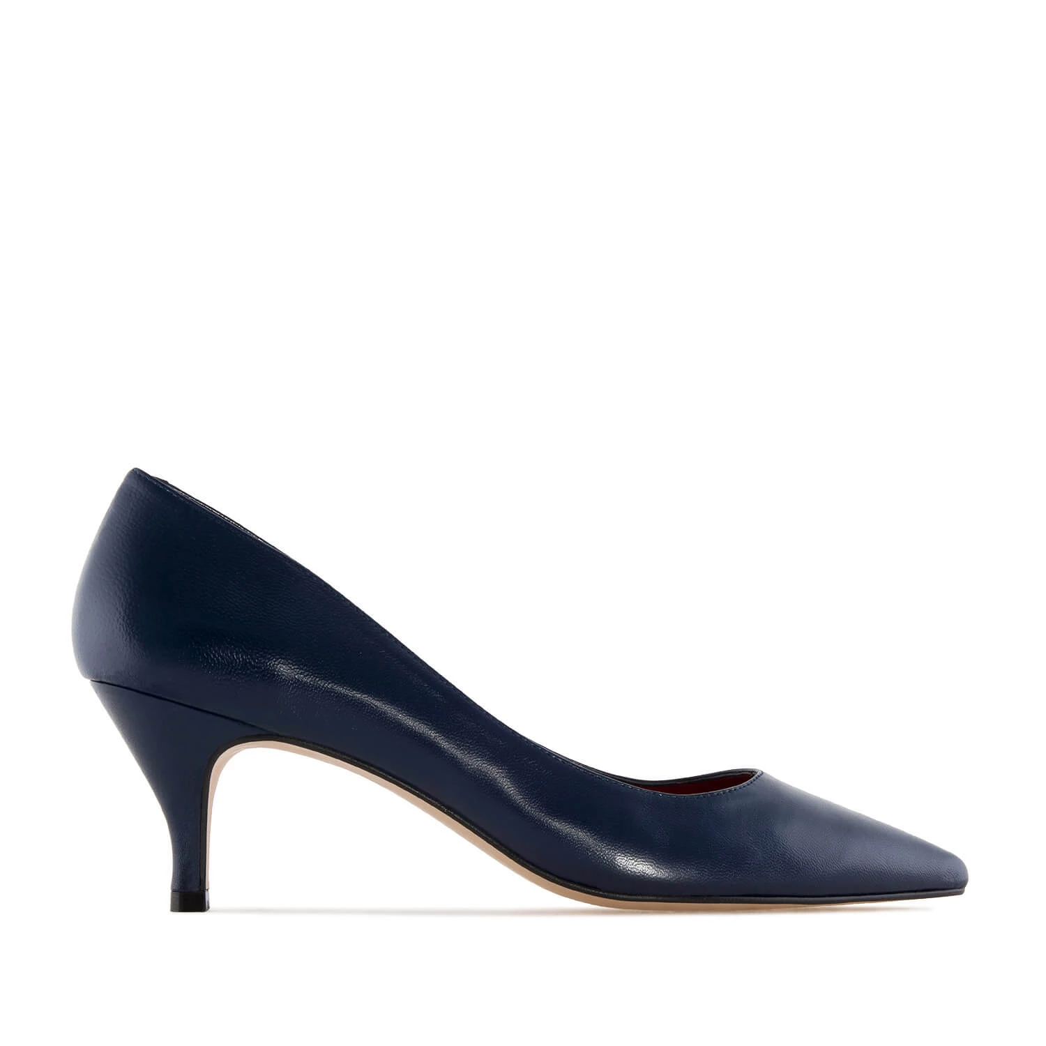 Andres Machado Amanda-18 Δερμάτινη Γόβα Μπλε 7.5 cm φωτογραφία