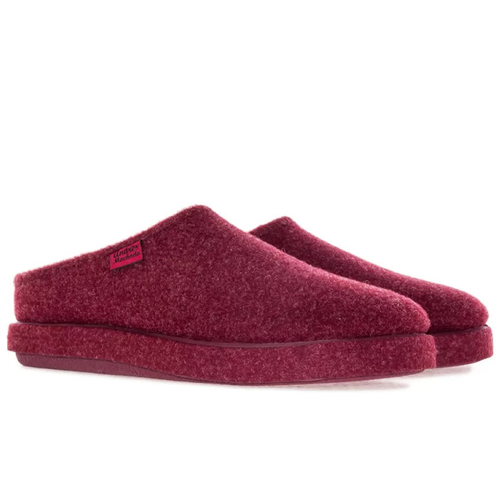 Andres Machado Andres Machado 001-23 Unisex Παντόφλα Μπορντό