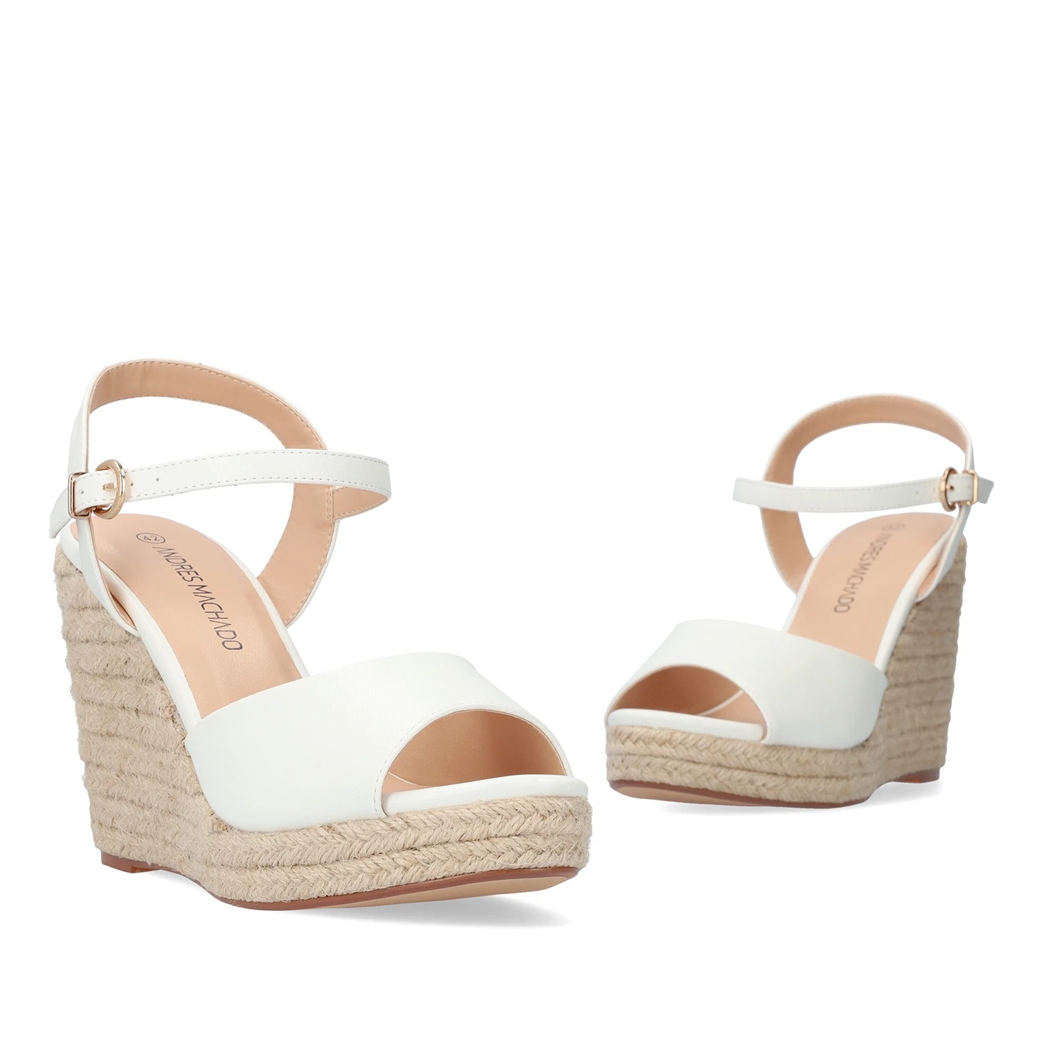 Andres Machado AM5735-02 Πλατφόρμα Λευκή 11cm φωτογραφία