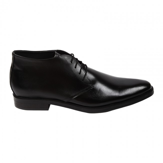 Bigshoes KL30100-01 Δερμάτινο Dress Μαύρο φωτογραφία