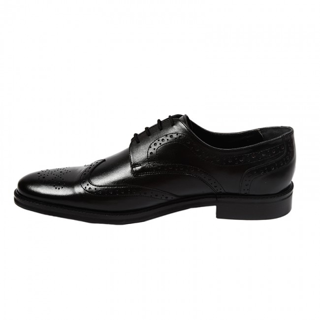 Bigshoes KL30102-01 Δερμάτινο Dress Μαύρο φωτογραφία
