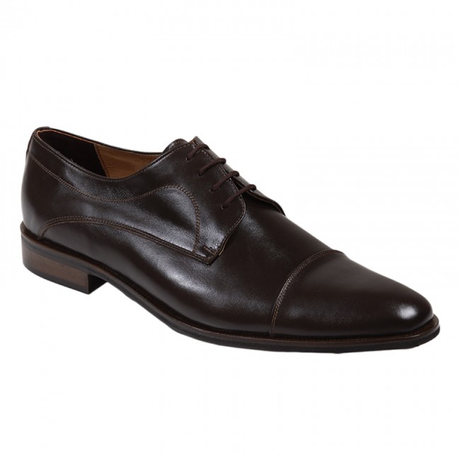 Bigshoes Bigshoes KL30175-05 Δερμάτινο Dress Μαύρο