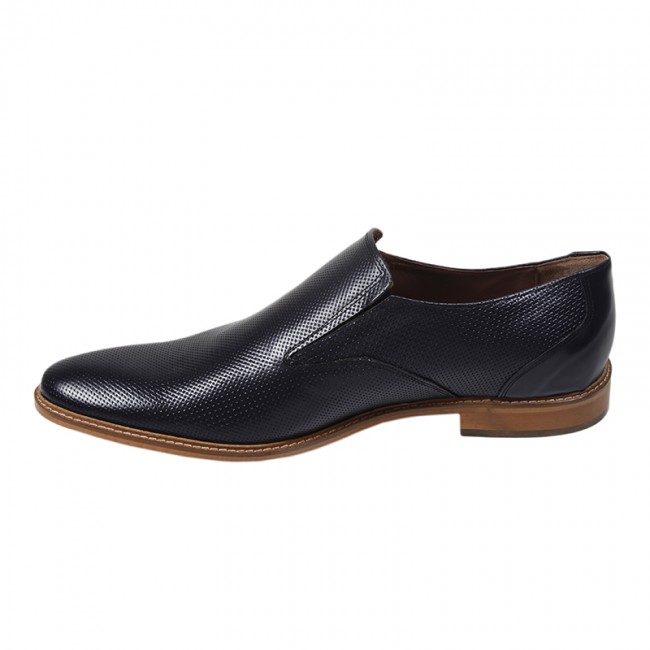Bigshoes KL30177-18 Δερμάτινο Dress Μπλε φωτογραφία