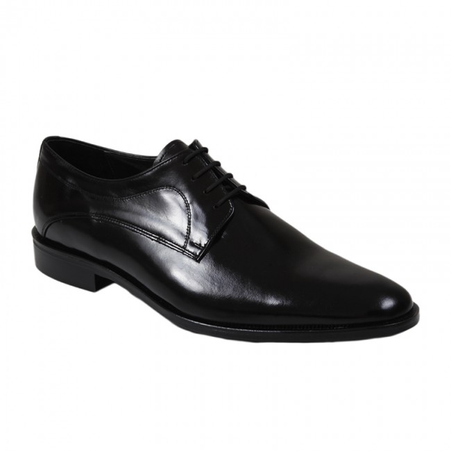 Bigshoes Bigshoes KL30715-01 Δερμάτινο Dress Μαύρο
