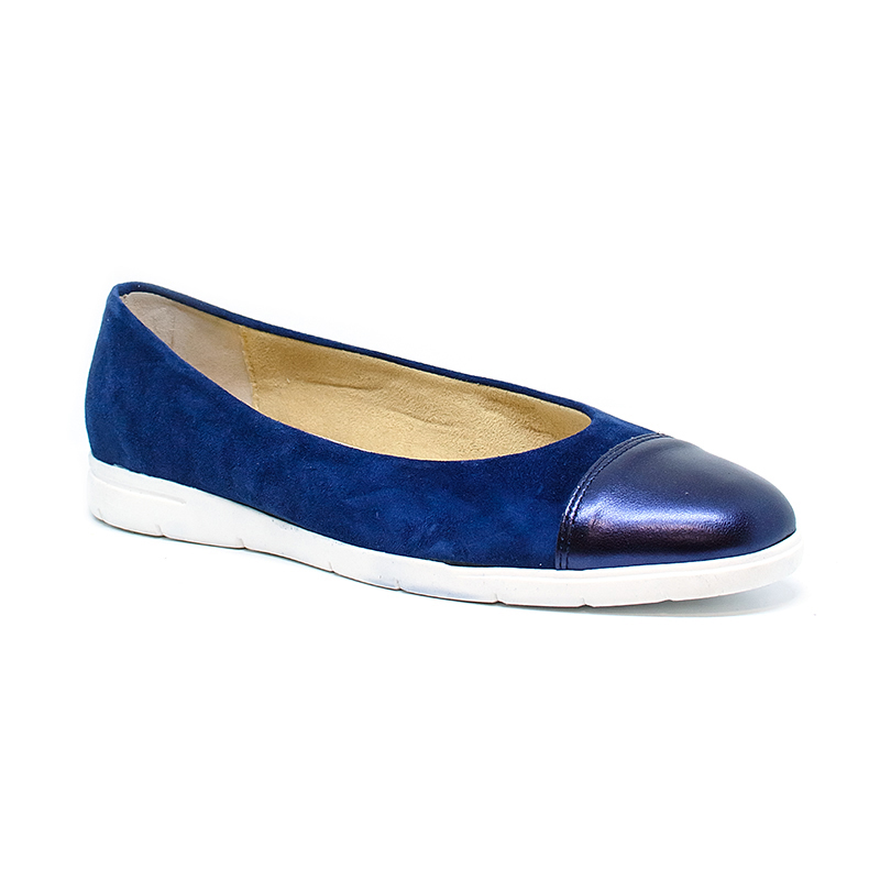 Bigshoes Bigshoes GA1133-18kst Δερμάτινη Μπαλαρίνα Μπλε