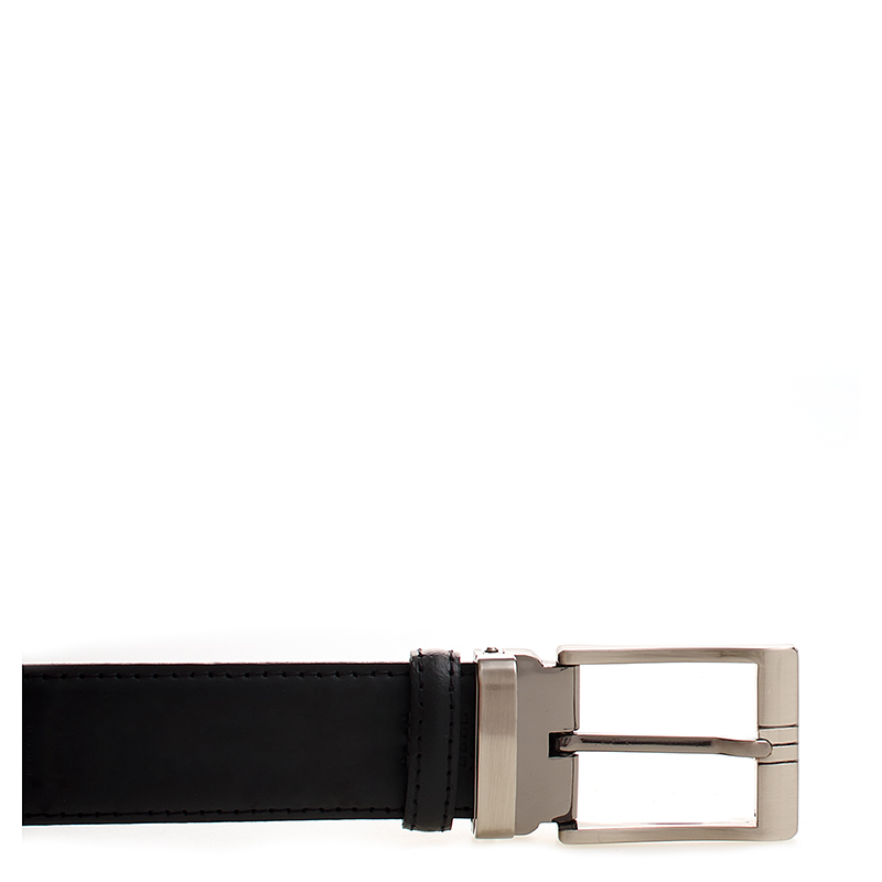 Bigshoes 151/399 Δερμάτινη Ζώνη Μαύρη φωτογραφία