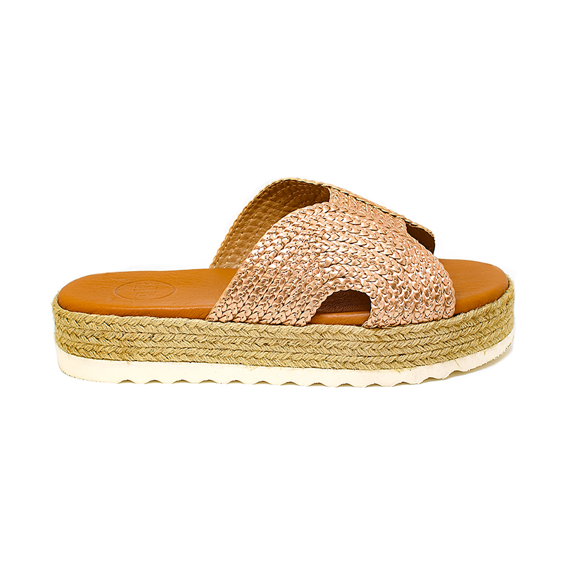 Bigshoes GA0210-06 Δερμάτινο Πέδιλο Μπρονζέ φωτογραφία
