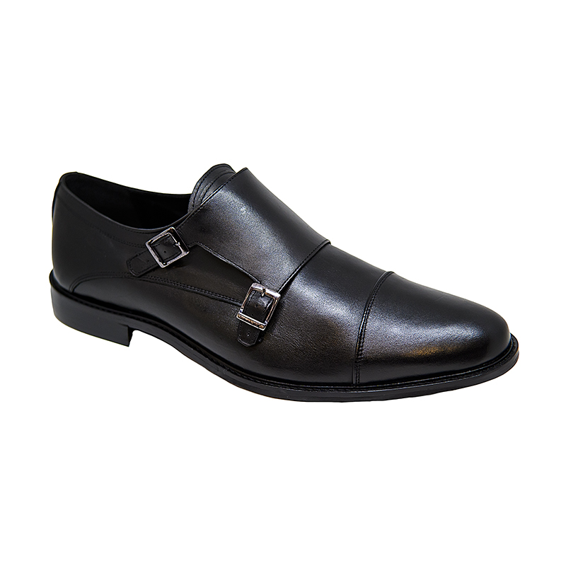 Bigshoes Bigshoes KL30180-01 Δερμάτινο Dress Μαύρο