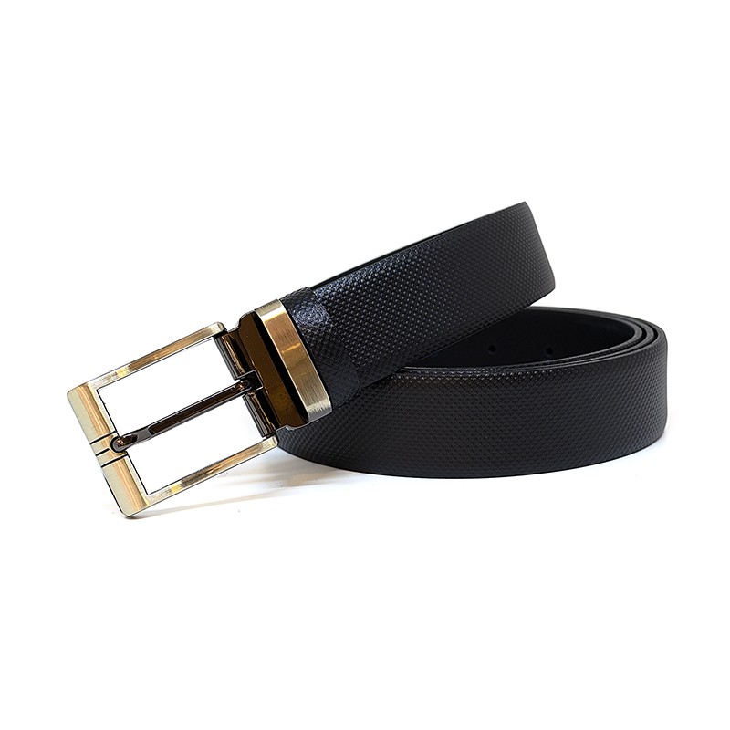 Bigshoes Bigshoes 4-399 Δερμάτινη Ζώνη Μαύρη