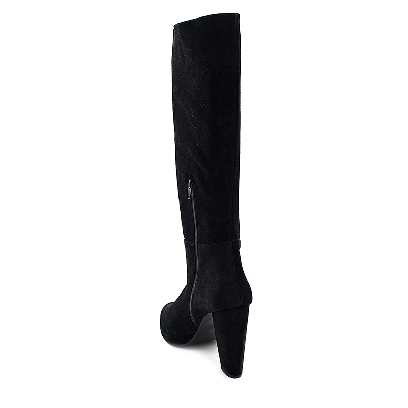 Bigshoes MX50267-01 Δερμάτινη Μπότα Μαύρη 9cm φωτογραφία