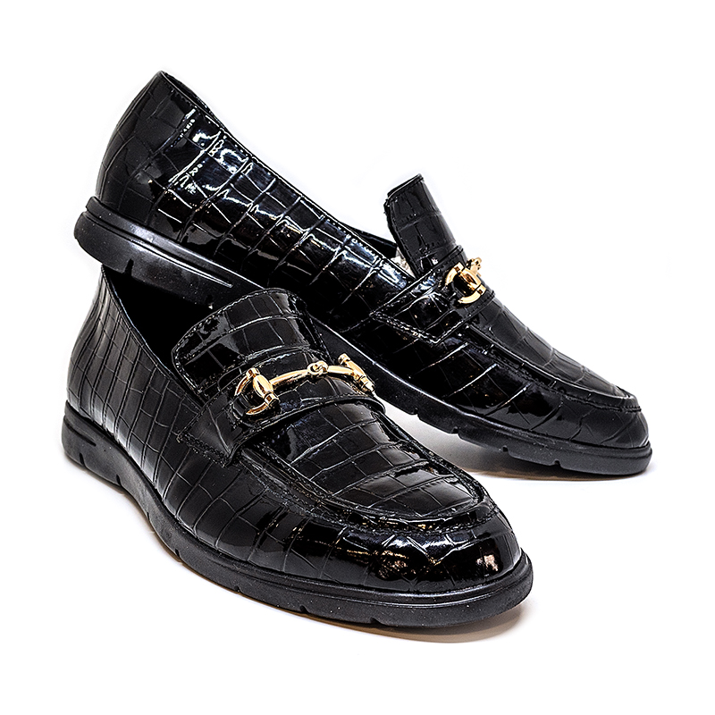 Bigshoes Bigshoes GA1146-01 Μοκασίνι Μαύρο