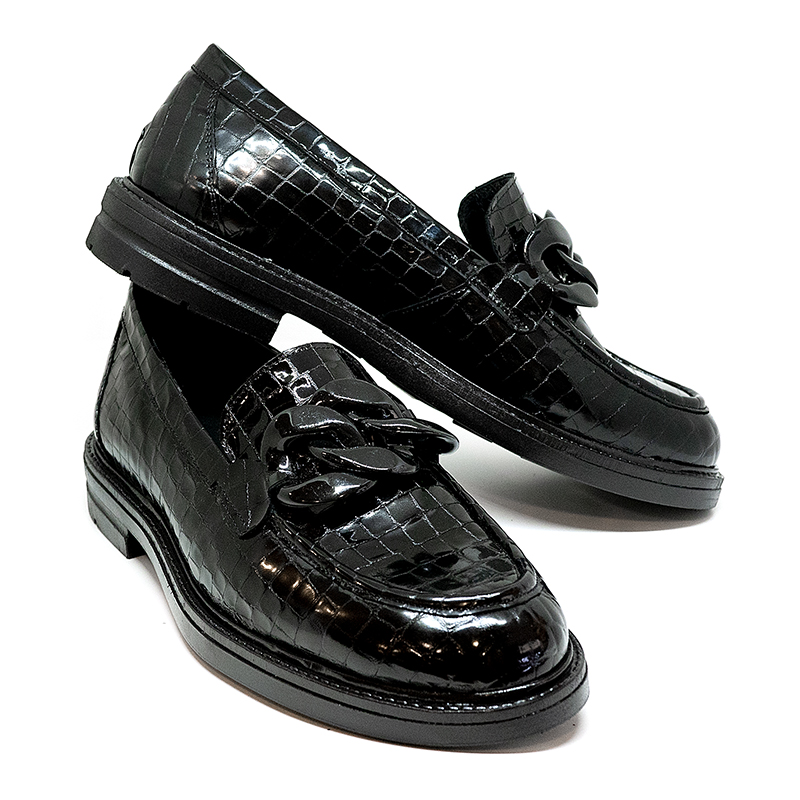 Bigshoes Bigshoes KL0809-01 Μοκασίνι Μαύρο