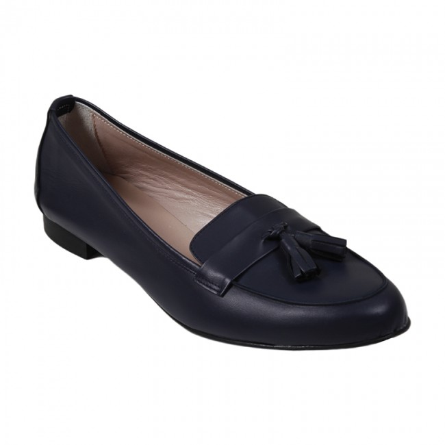 Bigshoes Bigshoes MX1515-18 Δερμάτινο Μοκασίνι Μπλε