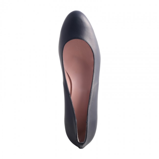 Bigshoes MX14200-12 Δερμάτινη Γόβα Μπλε 6.5cm φωτογραφία